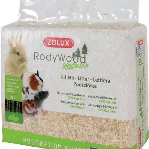 Lettiera Rodywood Naturale 35lt <br/> Cibo e Lettiere Roditori