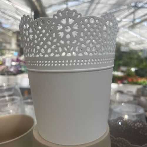 Olaf vaso cm 13,5 BIANCO <br/> Vasi e Accessori in Plastica