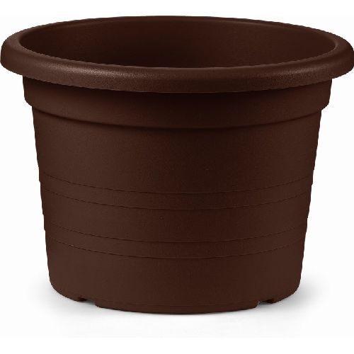 VASO CILINDRO CM 18 BRONZO <br/> Vasi e Accessori in Plastica