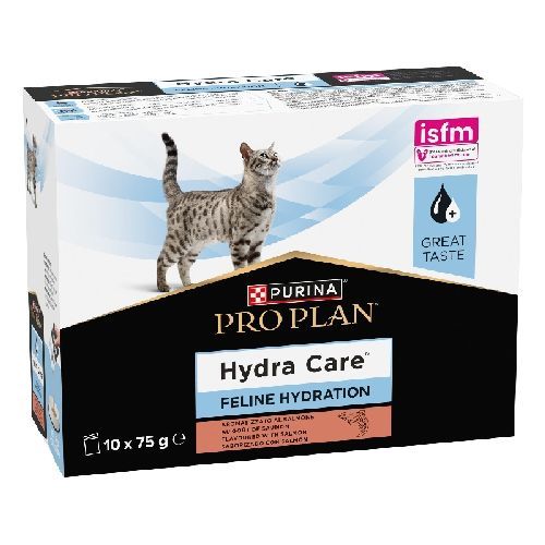 PURINA HYDRA CARE SALMONE 10X75GR <br/> Cibo Umido per Gatti