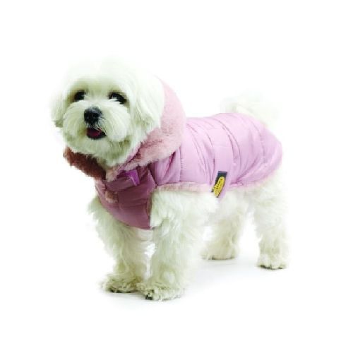 CAPPOTTO TRAP. FOD. PELLICCIA TG. 43 ROSA <br/> Guinzagli, Collari e Pettorine