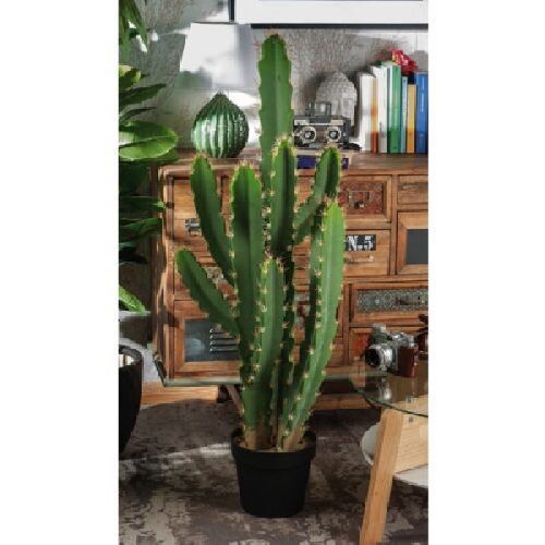 52162 Vaso cactus artificiale 105x38cm <br/> Fiori Finti e Piante Finte