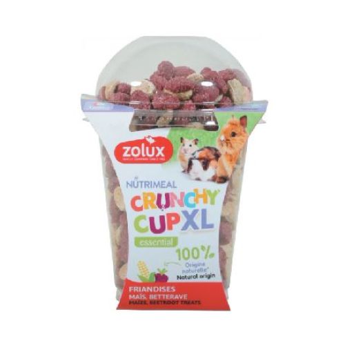 CRUNCHY CUP XL 220GR CUORI <br/> Cibo e Lettiere Roditori