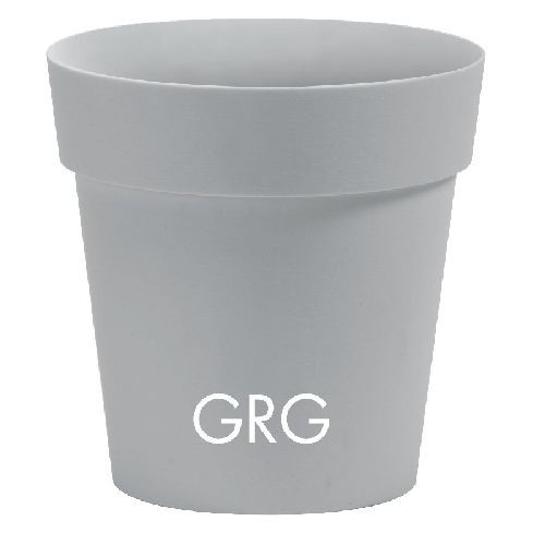Vaso Arkè 30 cm grigio <br/> Vasi e Accessori in Plastica