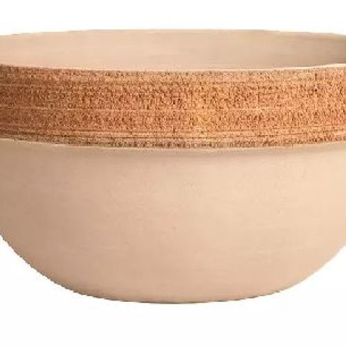 Ciotola Ibis Graffiata cm 20 h 10,3 <br/> Vasi e Accessori in Terracotta