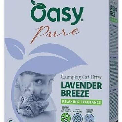 OASY LETTIERA MINERALE PURE LAVENDER BREEZE 6 LITRI <br/> Lettiera, Sabbia e Toilette Gatto