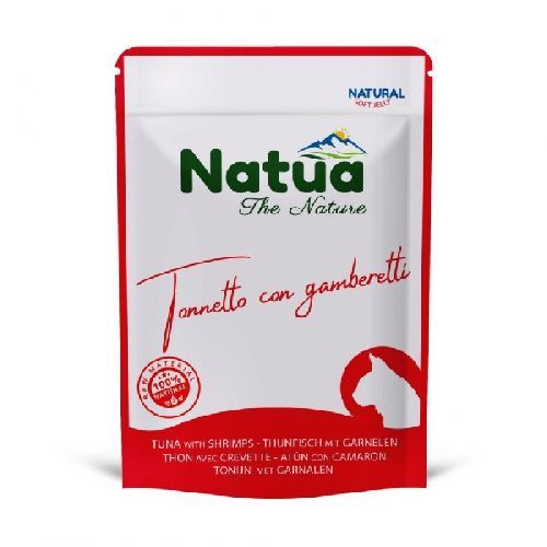 Natua Cat Busta Tonnetto e Gamberetti 70 gr <br/> Cibo Umido per Gatti