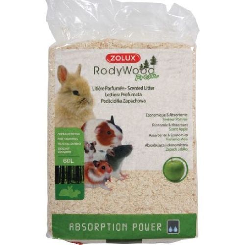 Lettiera Rodywood Profumata Mela 16 litri <br/> Cibo e Lettiere Roditori