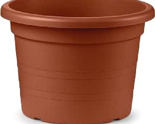 VASO CILINDRO CM 45 TERRACOTTA <br/> Vasi e Accessori in Plastica