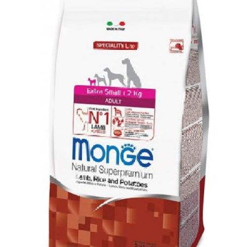 monge ex small adult agnello riso 2,5kg <br/> Cibo Secco per Cani