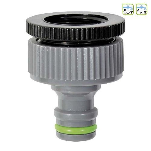Raccordo rubinetto 3/4" - 1" <br/> Irrigazione Giardino e Accessori Giardinaggio