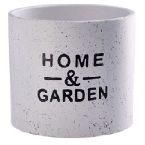 107276 COPRIVASO CERAMICA STAMPA HOME & GARDEN D13XH12 <br/> Vaso per Interni e decorazioni