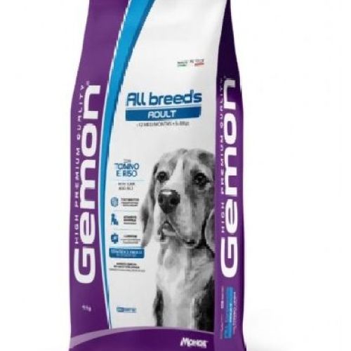 GEMON ALL BREEDS ADULT TONNO 15 KG <br/> Cibo Secco per Cani