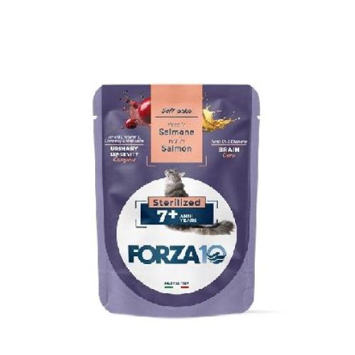Forza 10 BotaniCat Sterilized 7+ anni Salmone 80 gr <br/> Cibo Umido per Gatti