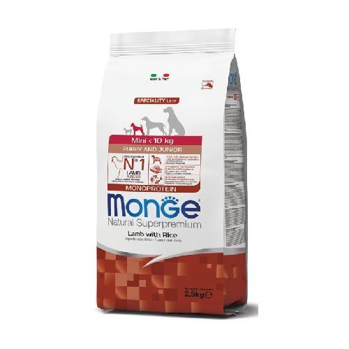 monge mini puppy agnello e riso 800 gr <br/> Cibo Secco per Cani