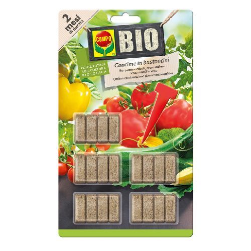 COMPO BIO Concime in Bastoncini 20 pz <br/> Concime per Piante da Esterno
