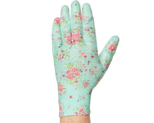 GUANTO DA GIARDINO FLOREALE M <br/> Abbigliamento Giardino e Orto