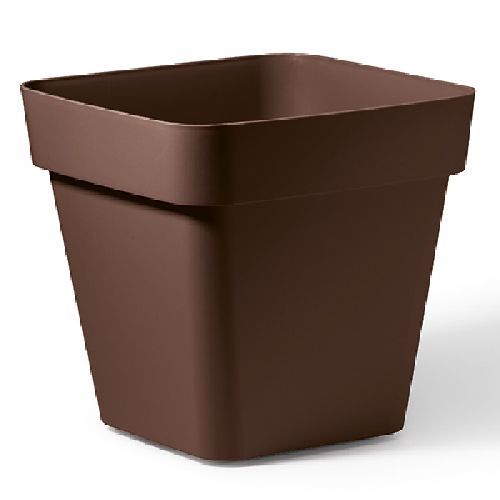VASO QUADRO CLEO CM 20 BRONZO <br/> Vasi e Accessori in Plastica