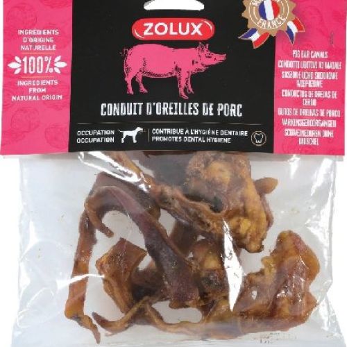 CONDOTTI ORECCHIE DI MAIALE 300 GR <br/> Snack e Premi per Cani