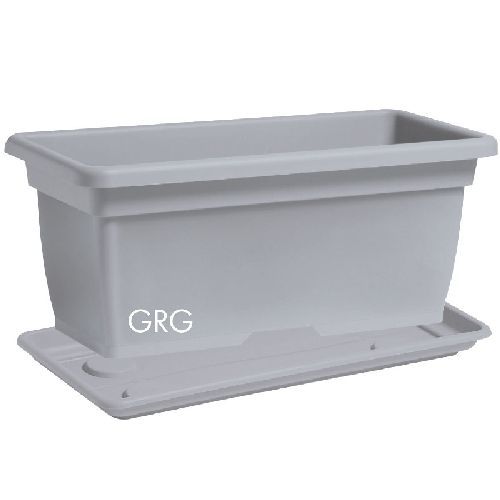 Cassettone mega 100 cm grigio <br/> Vasi e Accessori in Plastica