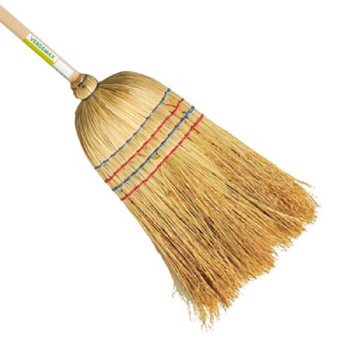 Scopa saggina con manico legno <br/> Attrezzi Manuali per il Giardinaggio