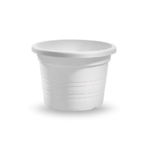 VASO CILINDRO CM 14 BIANCO <br/> Vasi e Accessori in Plastica