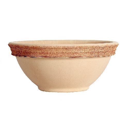 Ciotola Ciclamino Graffiata Cm 43 <br/> Vasi e Accessori in Terracotta