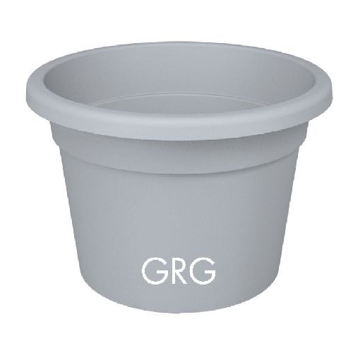 Vaso Premium cm 22 grigio <br/> Vasi e Accessori in Plastica