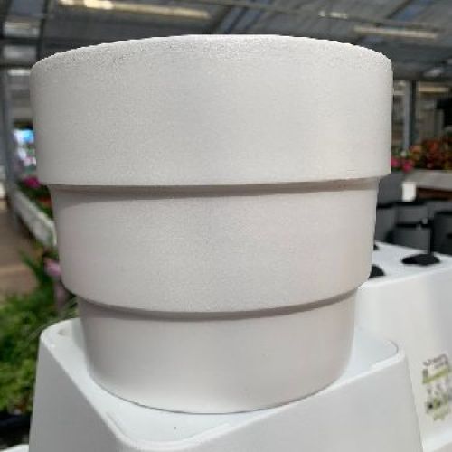 Caspo Coco cm 19,5 h 15 Bianco <br/> Vaso per Interni e decorazioni