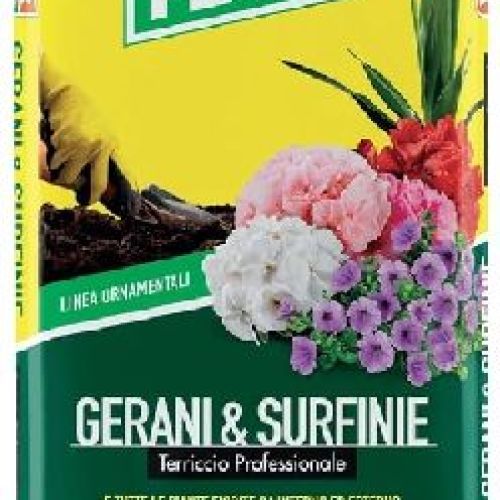 TERRICCIO GERANI E FIORI 20 LT VIGORPLANT <br/> Terra e Torba