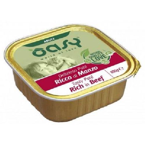 OASY WET CAT DELIZIOSO PATE ADULT MANZO VASCHETTA 100 GR <br/> Cibo Umido per Gatti