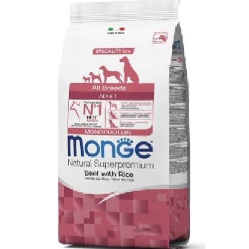 monge all breeds manzo riso 2,5 kg <br/> Cibo Secco per Cani